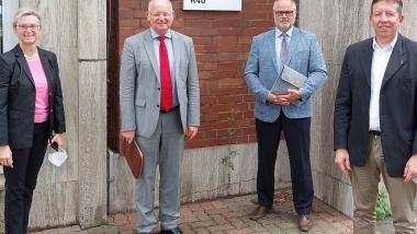 v.l.n.r.: Ute Müller-Eisen, Michael Terwiesche, Robert Suhrke und Frank Holtrup.